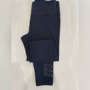 New Peloton Black Leggings with motivational quotes